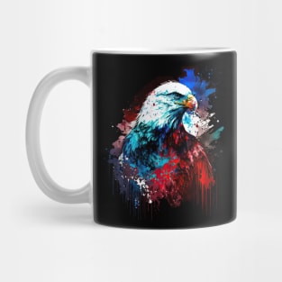 Cosmic Drip Tie Dye Eagle Mug